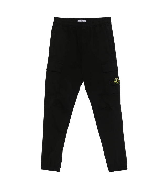 Cargo pants with compass patch 