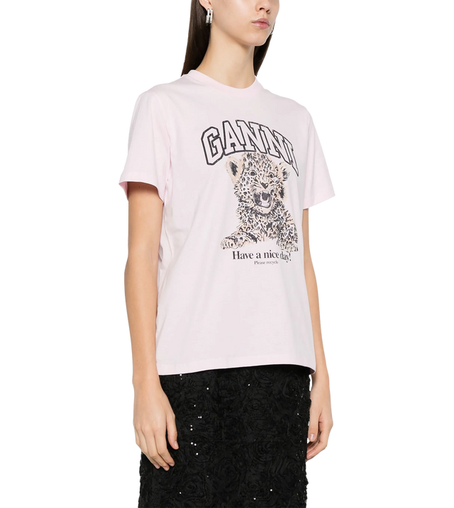 T-Shirt mit Leoparden-Print