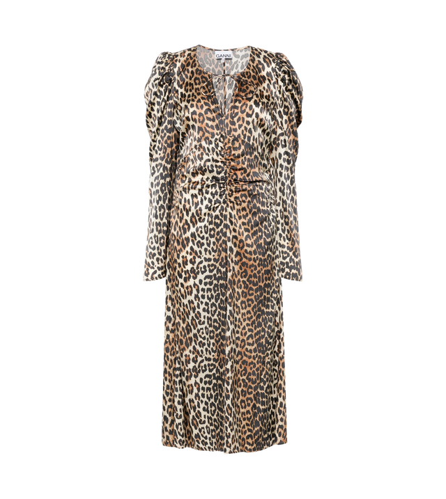 Kleid mit Leoparden-Print