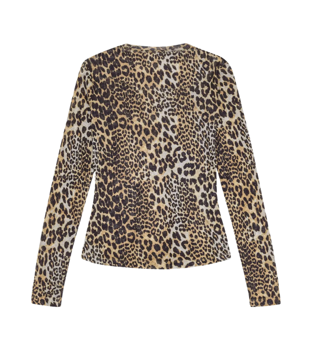 Oberteil mit Leoparden-Print