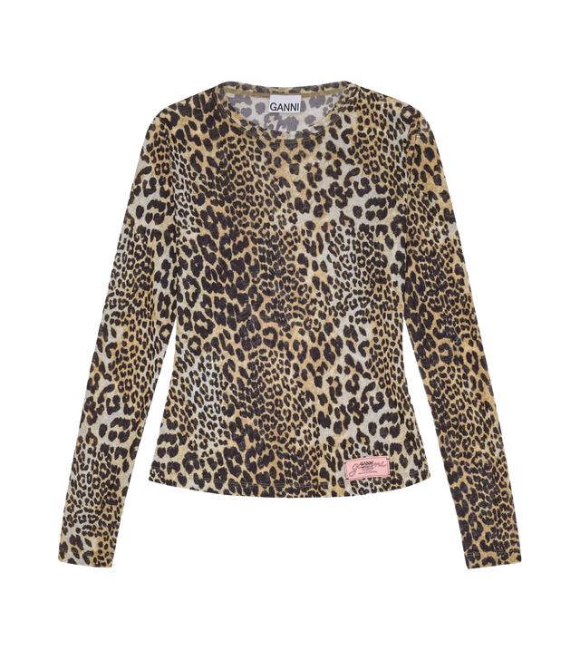 Oberteil mit Leoparden-Print