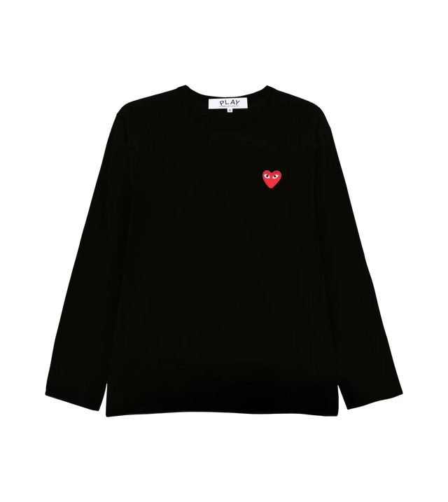 Langarmshirt mit Herz-Patch