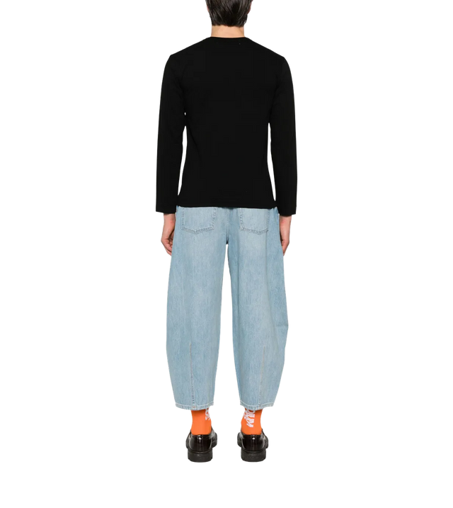Langarmshirt mit Herz-Patch