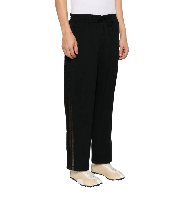 Jogging pants with stripes