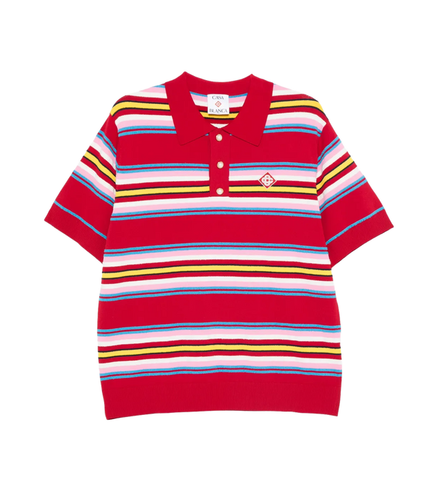 Gestreiftes Poloshirt