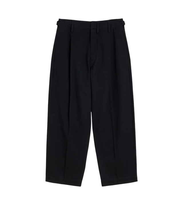 Plissierte Tapered-Hose