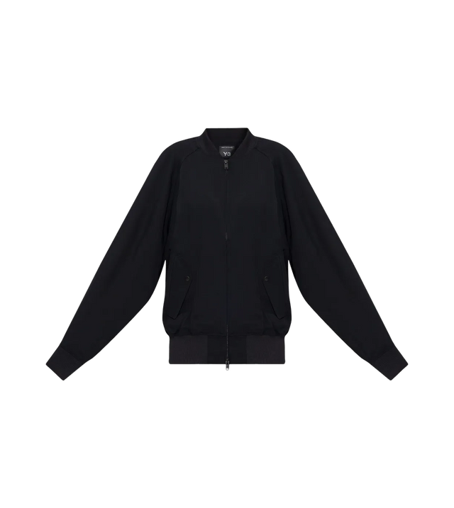 Bomber jacket with dropped shoulders 