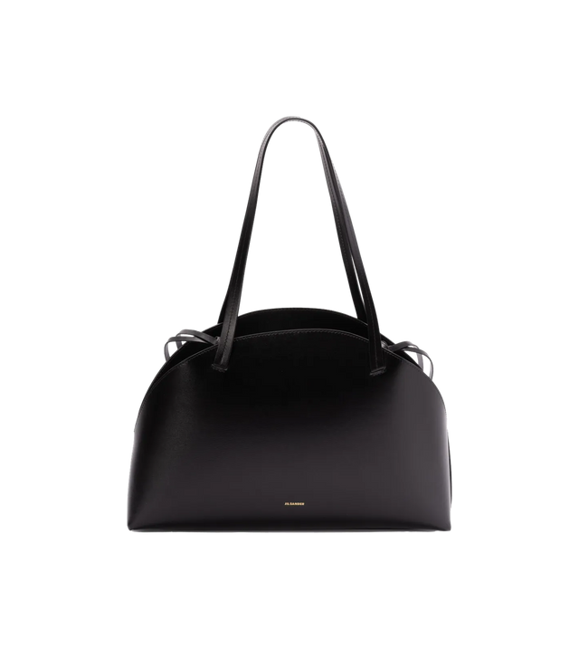 Curve leather handbag 