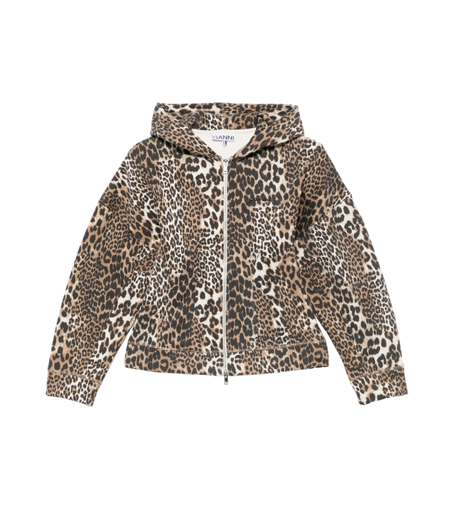 Hoodie mit Leoparden-Print