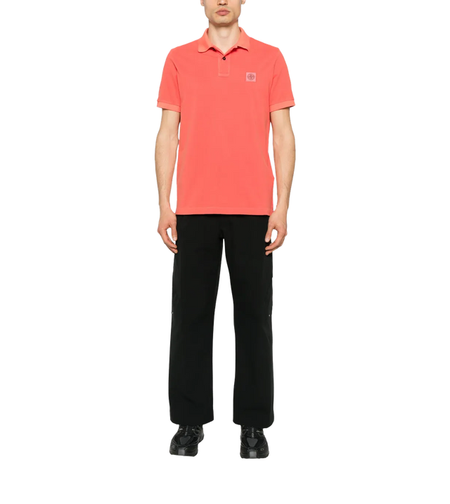 Poloshirt mit Kompass-Patch