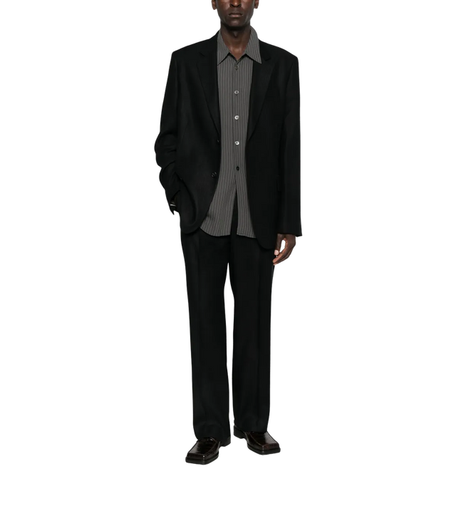 Bundfaltenhose mit geradem Bein