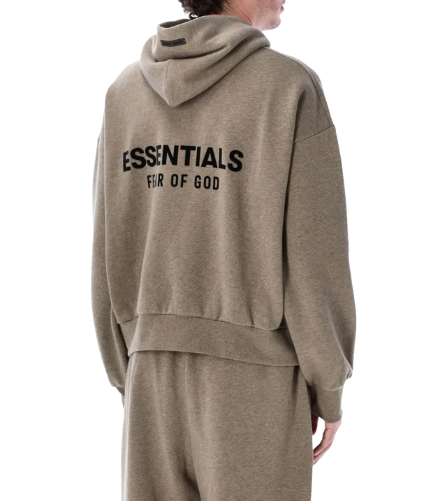 Fleece Hoodie mit Logo-Print