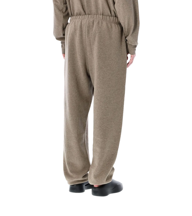 Fleece Jogginghose mit Logo-Stick