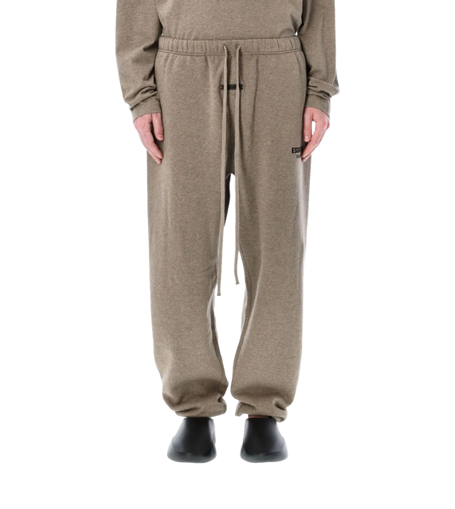 Fleece Jogginghose mit Logo-Stick