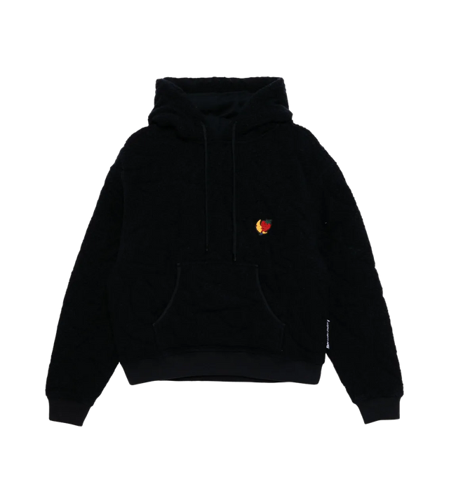 Fleece Hoodie mit Logo-Stick