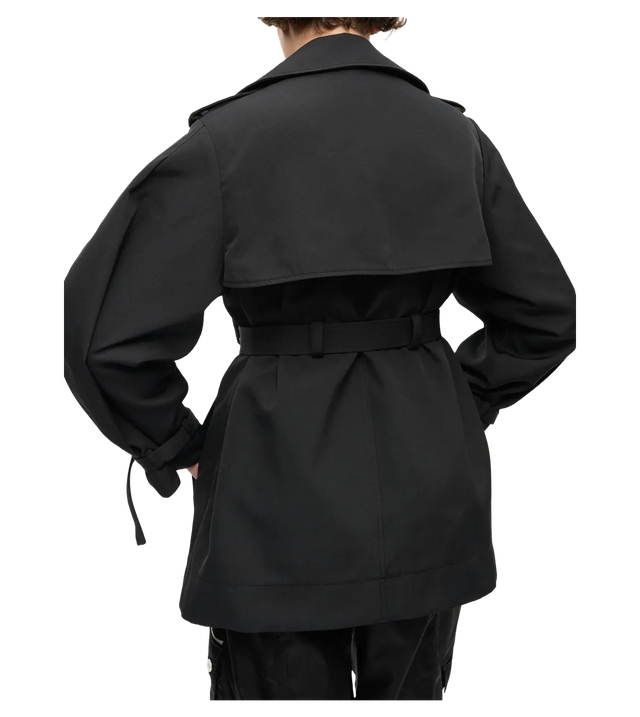 Trenchcoat mit Ballonärmeln