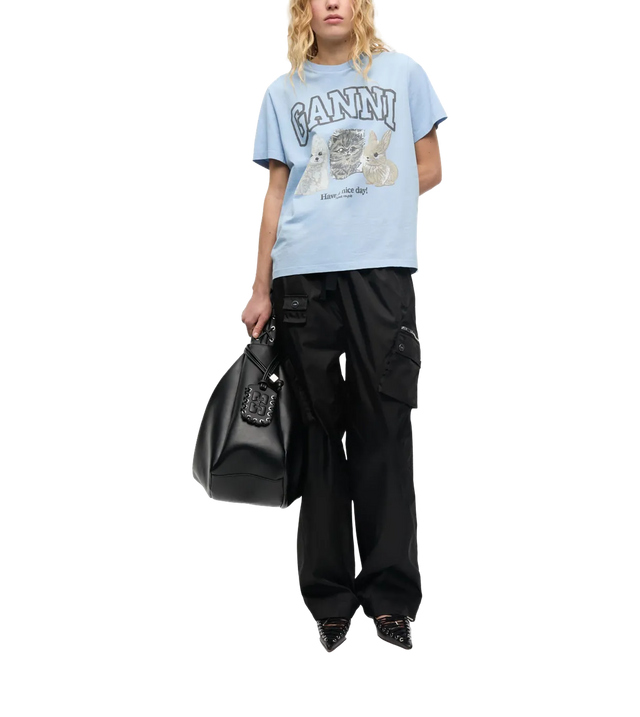 T-Shirt mit Logo-Print