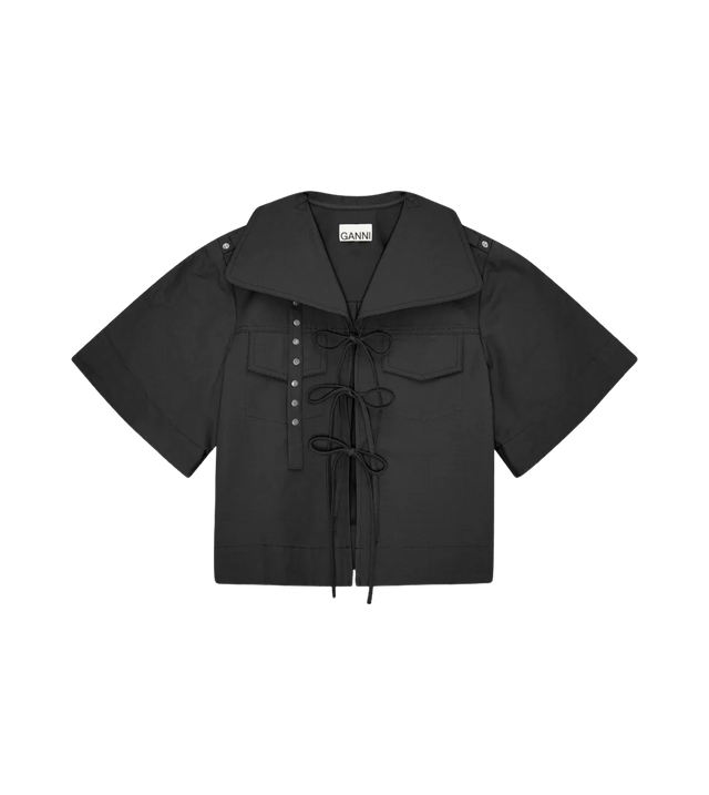 Bluse aus Stretch-Baumwolle