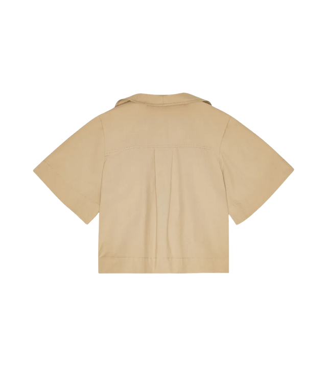 Bluse aus Stretch-Baumwolle