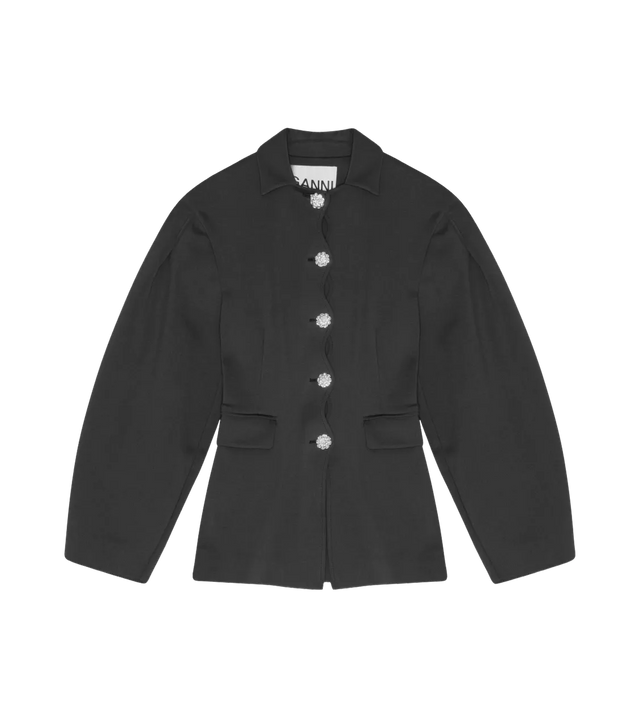 Blazer mit Ballonärmeln