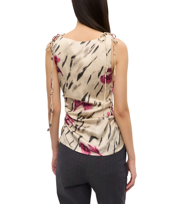 Bluse mit Blumen-Print