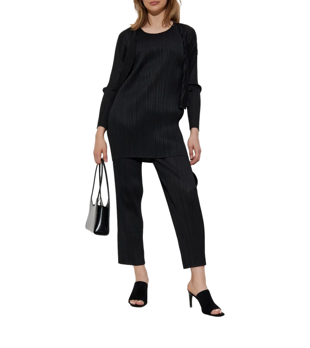 Plissiertes Minikleid