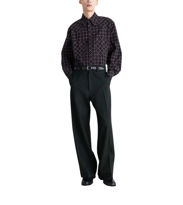 Plissierte Hose