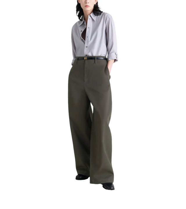 Chino-Hose mit Oversize-Fit