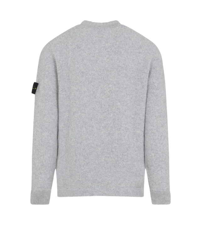 Gerippter Pullover mit Badge