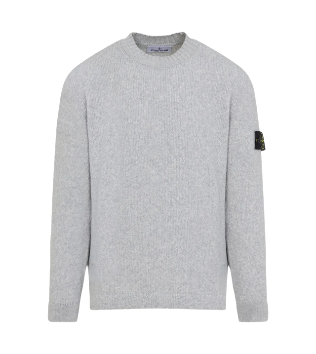 Gerippter Pullover mit Badge