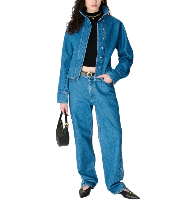 Moon Laser Jeanshemd