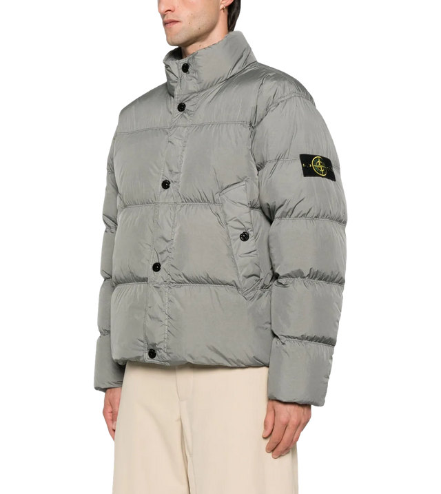 Wattierte Jacke mit Stehkragen