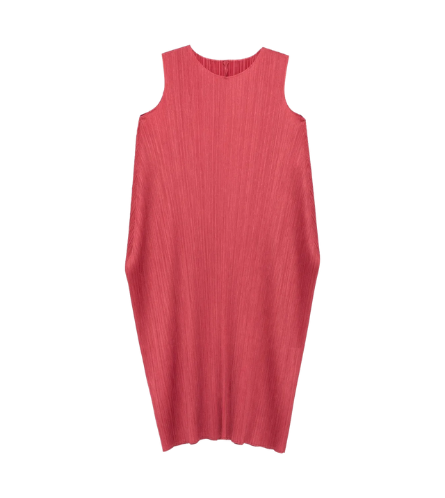 Ärmelloses Kleid mit Falten