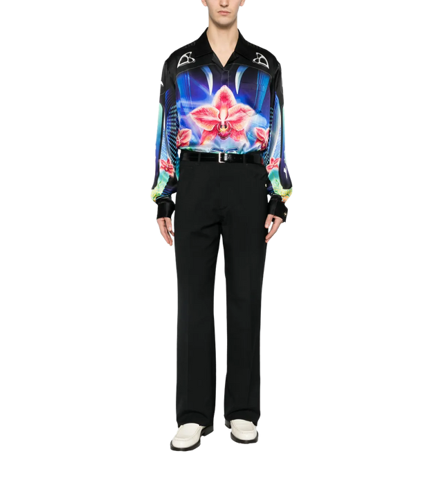 Orchid Racer Seiden-Hemd