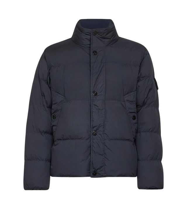 Gefütterte Jacke mit Logo-Patch