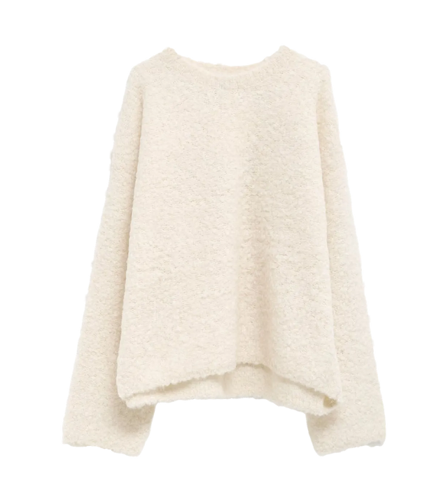 Pullover aus Bouclé