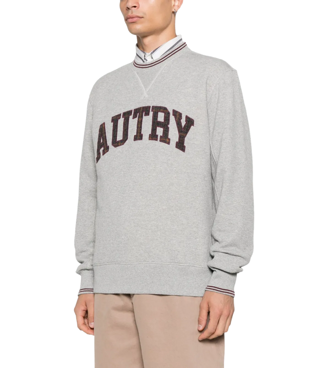 Sweatshirt mit Logo-Stickerei