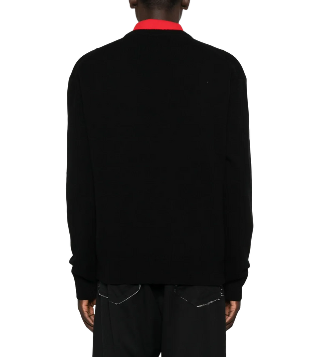 Kaschmirpullover mit V-Ausschnitt