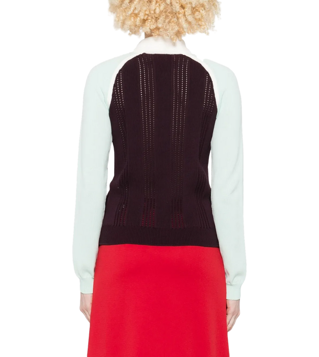 Poloshirt in Colour-Block-Optik