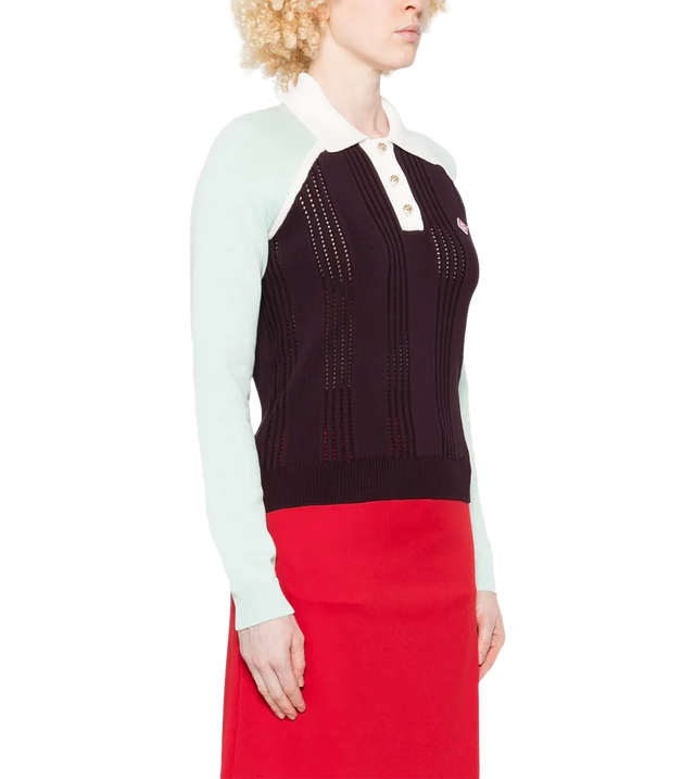 Poloshirt in Colour-Block-Optik