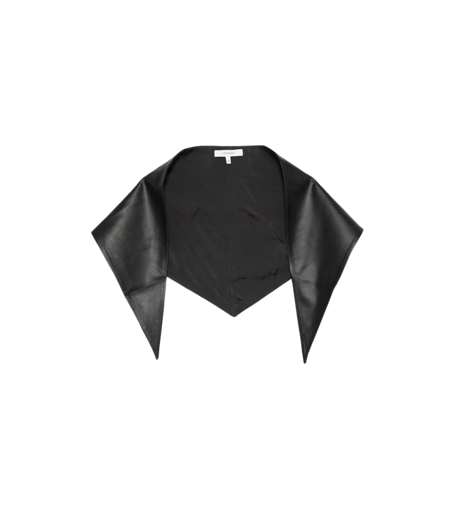 Dreieckiger Lederschal