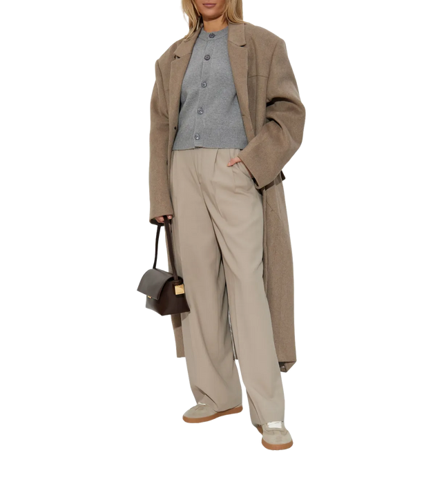 Faltenhose mit hohem Bund