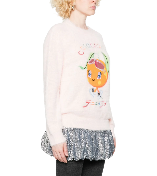 Sweatshirt mit Logo-Stickerei