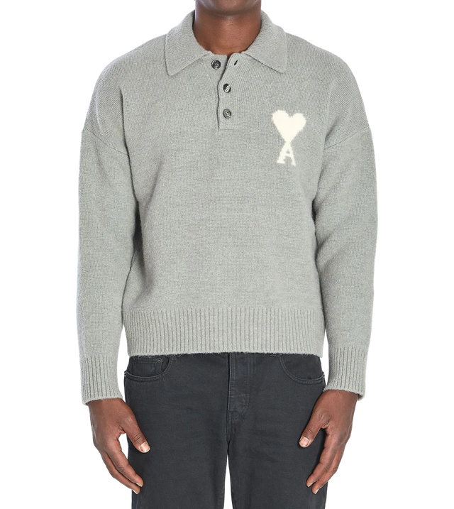 Ami de Coeur Intarsien-Poloshirt