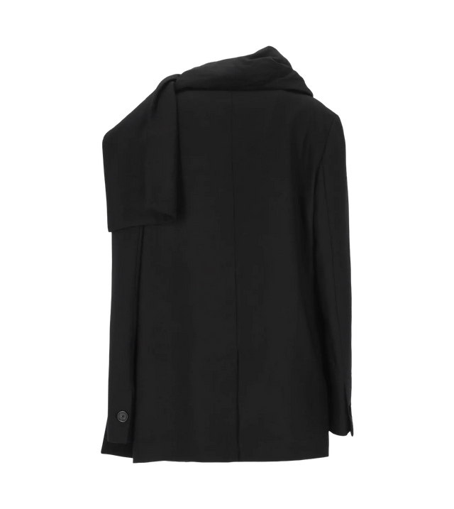 Einreihiger Scarf-Blazer