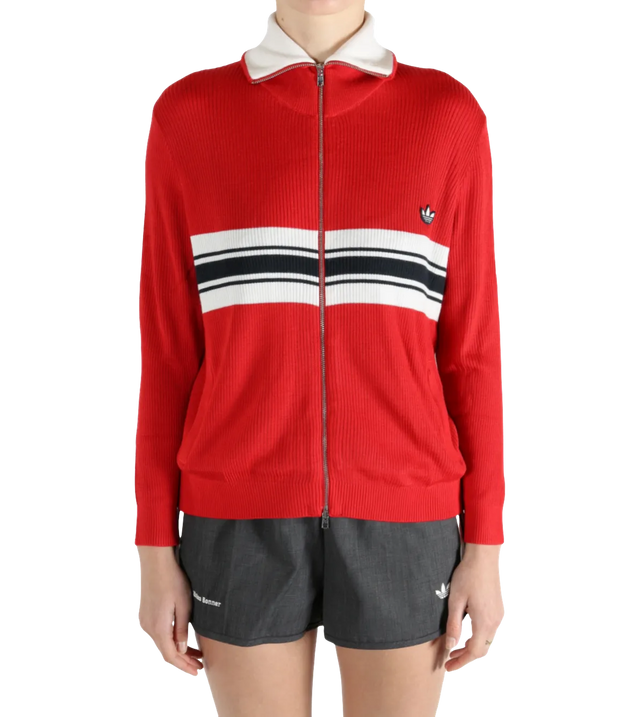 Strickjacke mit Logo-Patch