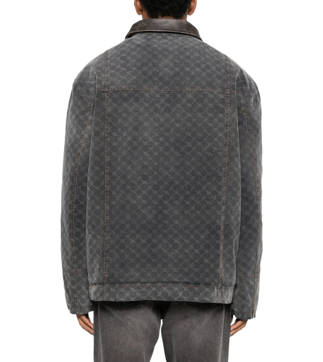 Gemusterte Jacke mit Taschen