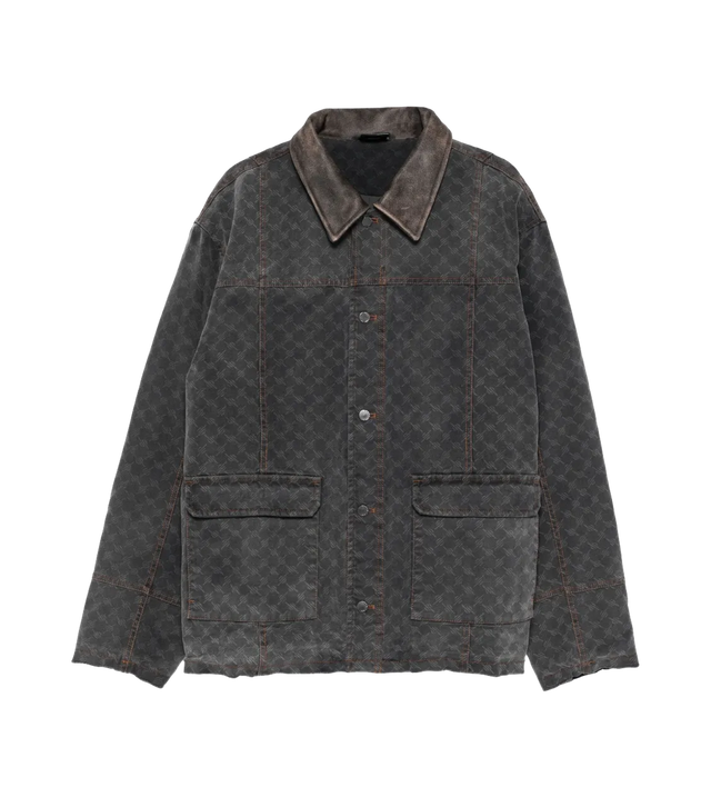 Gemusterte Jacke mit Taschen