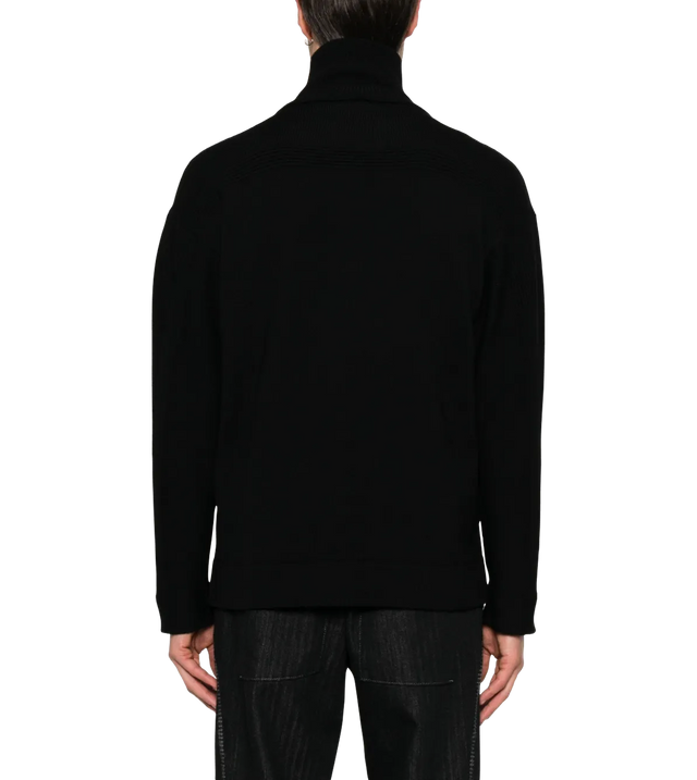 Reißverschluss-Strickjacke aus Wolle