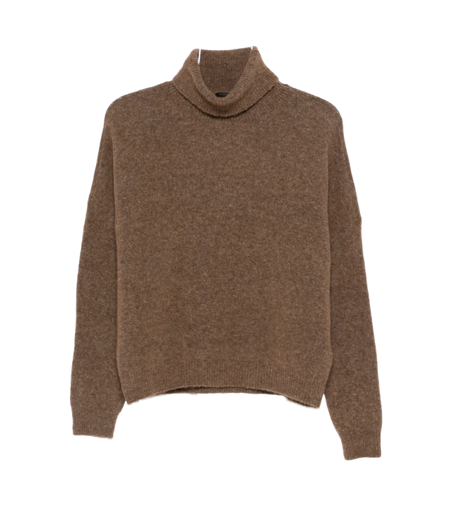 Rollkragenpullover aus Alpakawolle